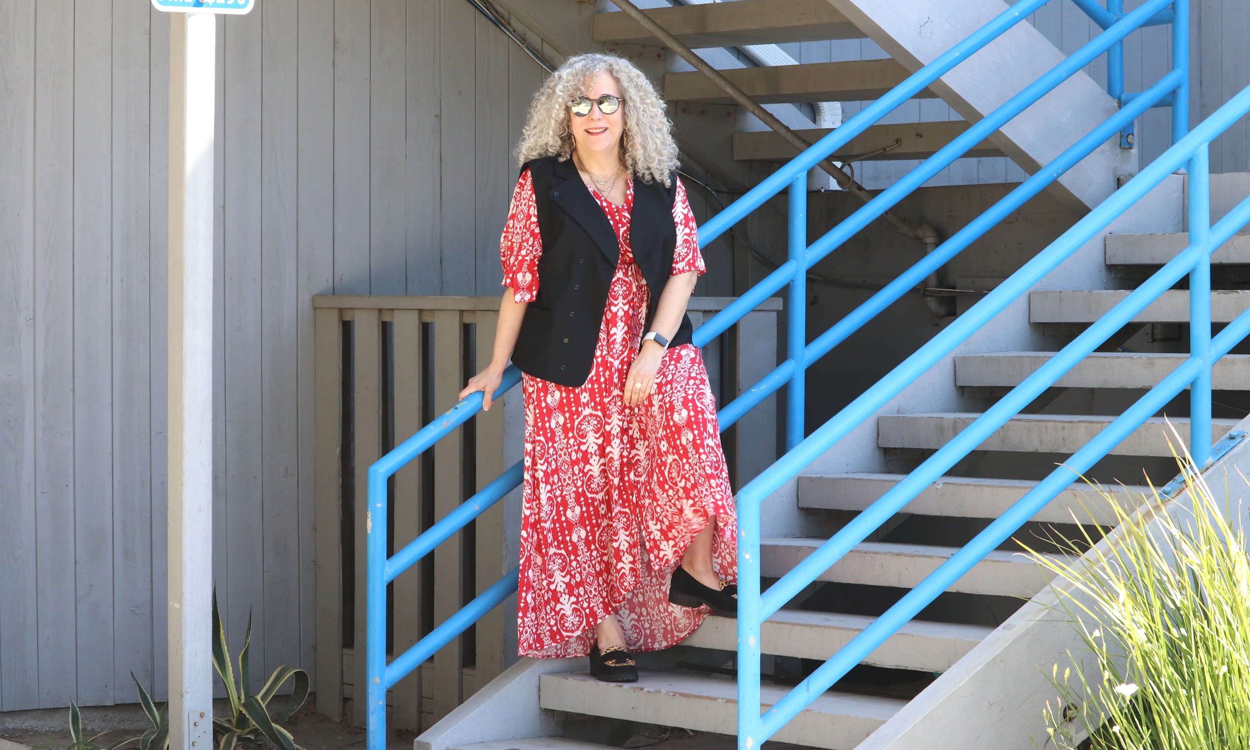 Floral Dress and Moto Jacket & Confident Twosday Linkup - I do